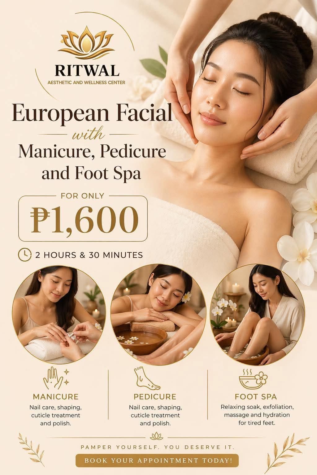 European facial package