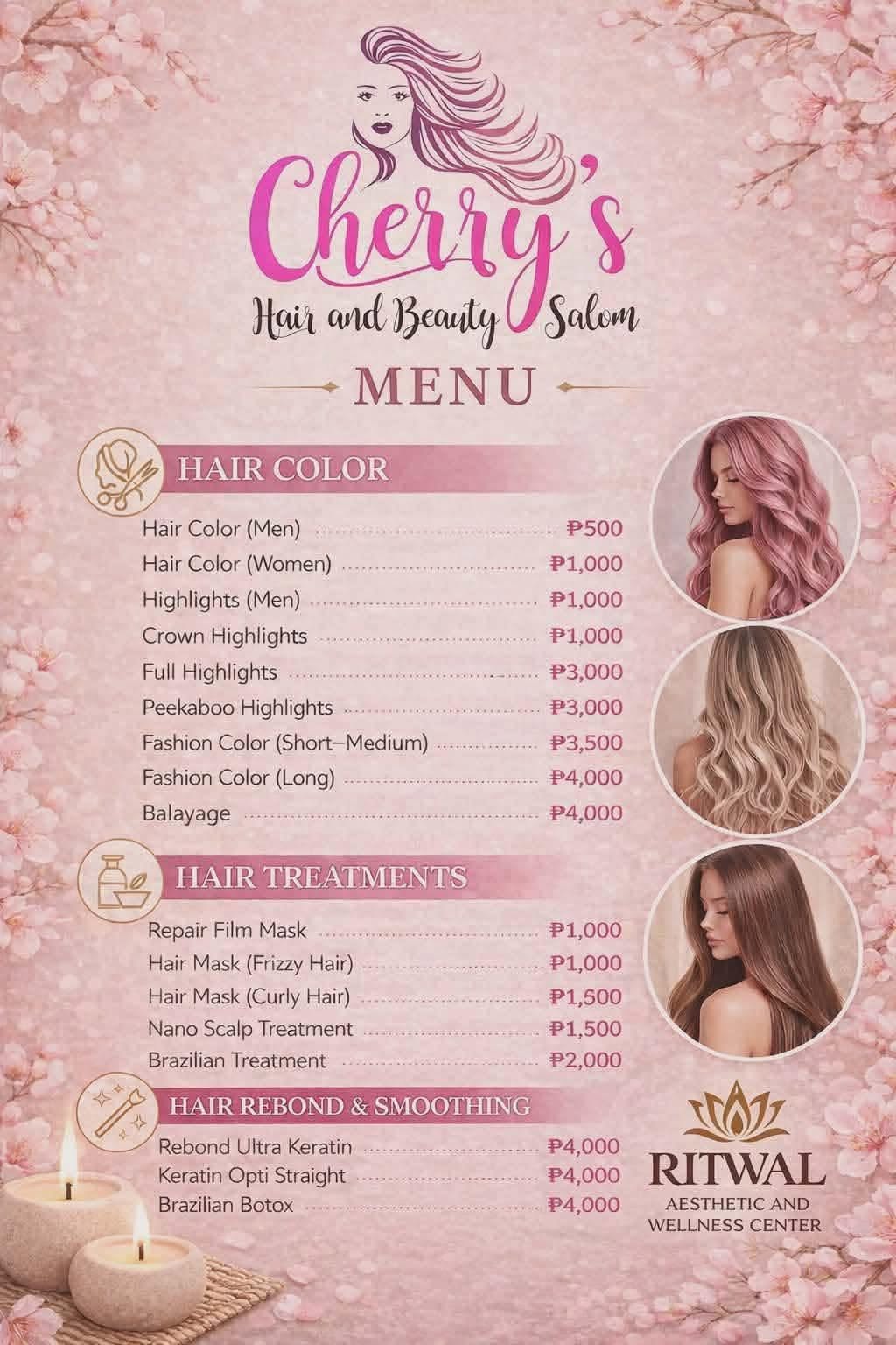 Additional hair service guide