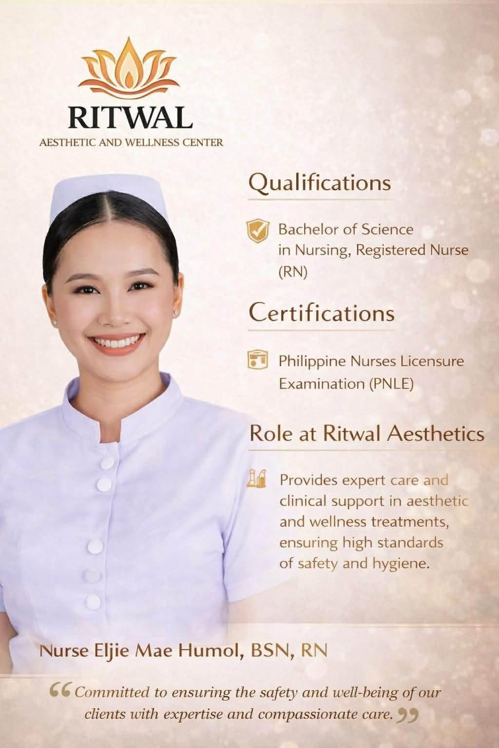Eljie Mae Humol, BSN, RN