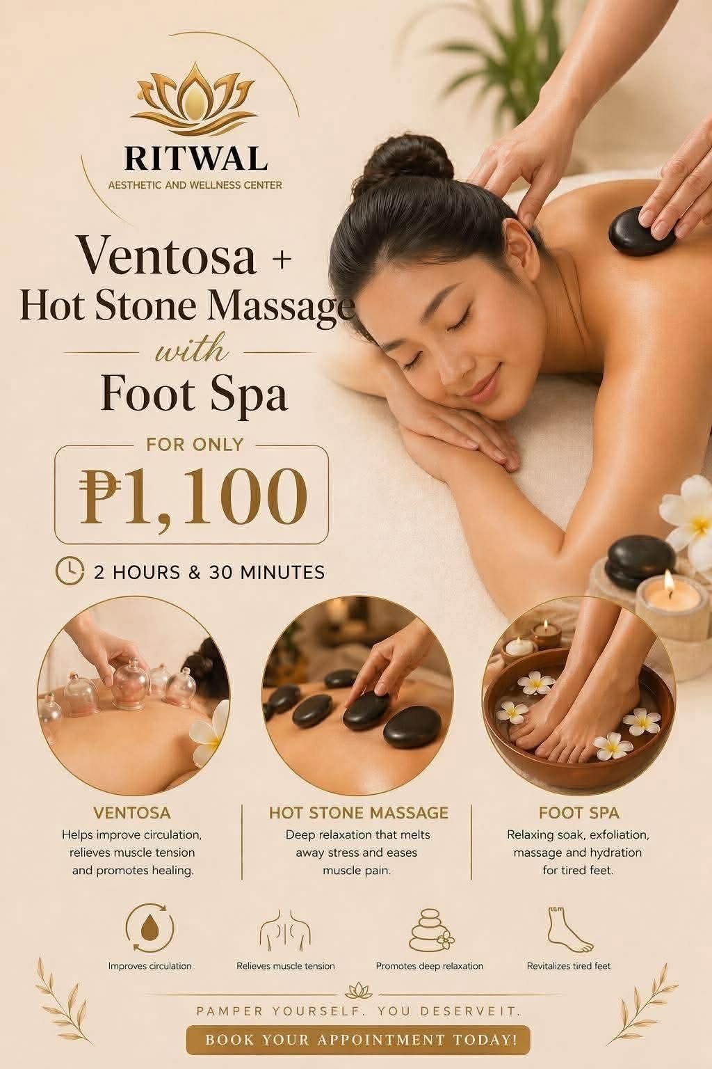 Ventosa wellness package
